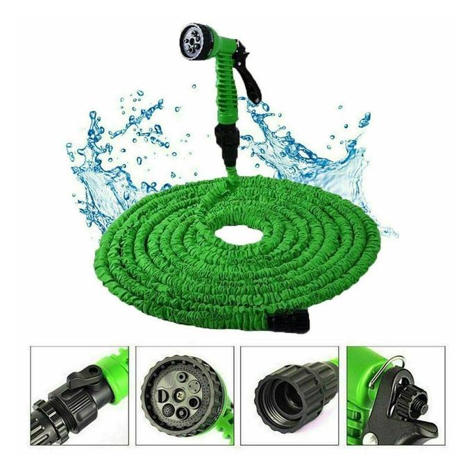 ✨Last Day 49% OFF-Expandable Garden Hose with Spray Nozzle (FREE SHIPPING) ✨آخر يوم: خصم 49% - خرطوم الحديقة القابل للتمدد مع فوهة رش 🌿 (شحن مجاني) 🚚💨